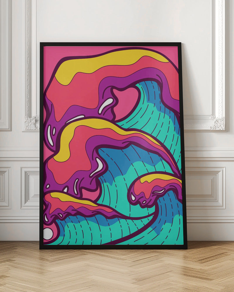 The Tidal Waves - Stretched Canvas, Poster or Fine Art Print I Heart Wall Art