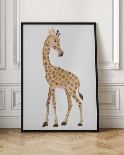 Giraffe - Stretched Canvas, Poster or Fine Art Print I Heart Wall Art