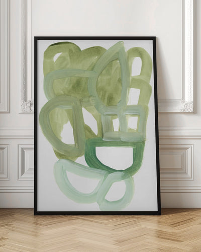 Abstract Form - Stretched Canvas, Poster or Fine Art Print I Heart Wall Art