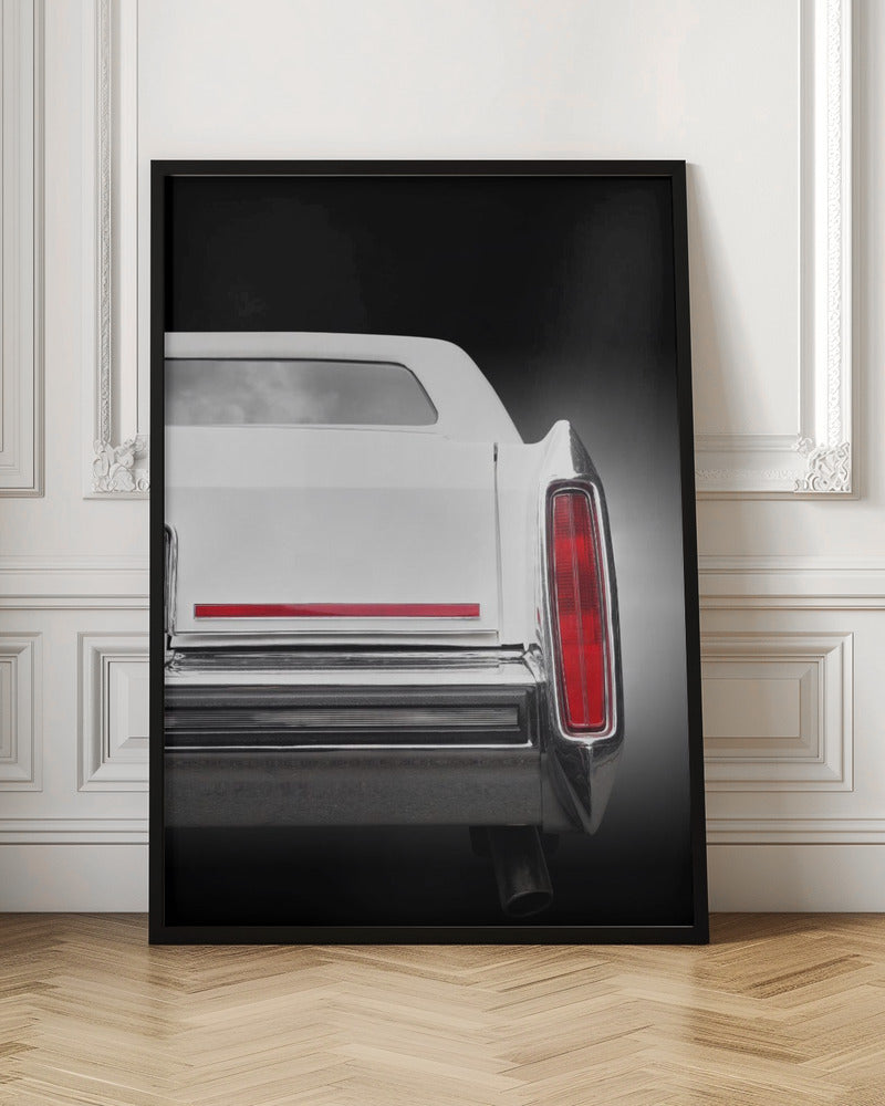 American classic car Brougham 1987 Rear - Stretched Canvas, Poster or Fine Art Print I Heart Wall Art