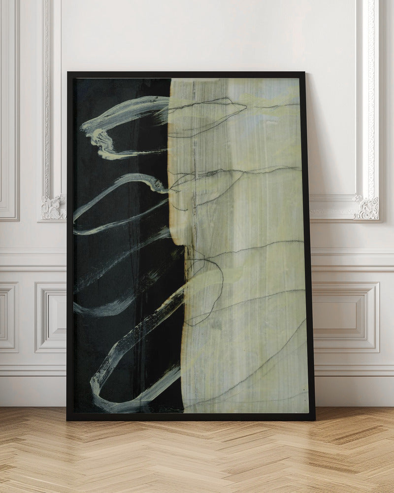 Gestural Abstract - Stretched Canvas, Poster or Fine Art Print I Heart Wall Art