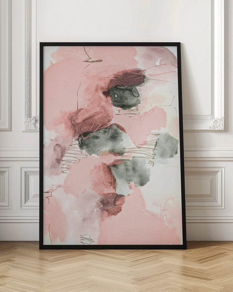 Abstract Pastels - Stretched Canvas, Poster or Fine Art Print I Heart Wall Art