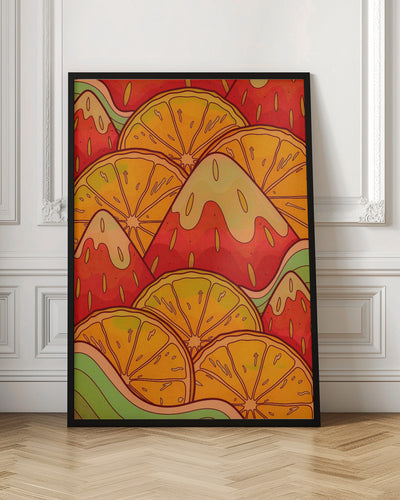 Fruits of summer - Stretched Canvas, Poster or Fine Art Print I Heart Wall Art