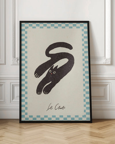 Le Chat - Stretched Canvas, Poster or Fine Art Print I Heart Wall Art