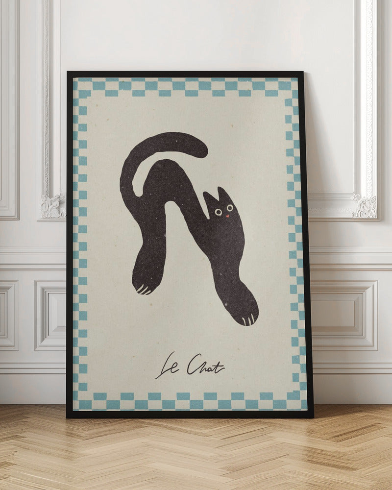 Le Chat - Stretched Canvas, Poster or Fine Art Print I Heart Wall Art