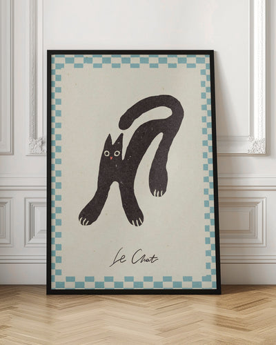 Le Chat - Stretched Canvas, Poster or Fine Art Print I Heart Wall Art