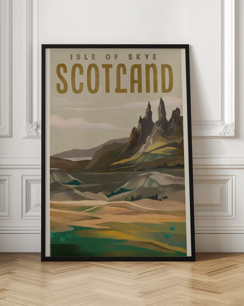 Isle of Skye Poster - Stretched Canvas, Poster or Fine Art Print I Heart Wall Art