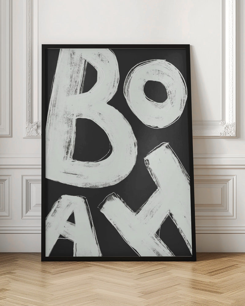 Sounds of Surprise – Boah - Stretched Canvas, Poster or Fine Art Print I Heart Wall Art