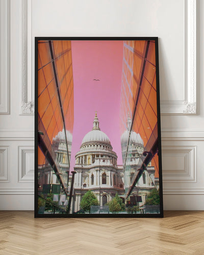 St Pauls View - Stretched Canvas, Poster or Fine Art Print I Heart Wall Art