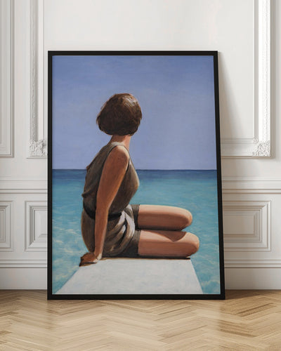 Sea View - Stretched Canvas, Poster or Fine Art Print I Heart Wall Art