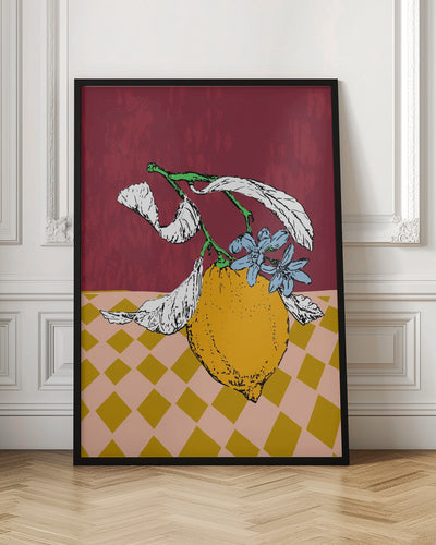 Super Fruits – Lemon Fertility - Stretched Canvas, Poster or Fine Art Print I Heart Wall Art