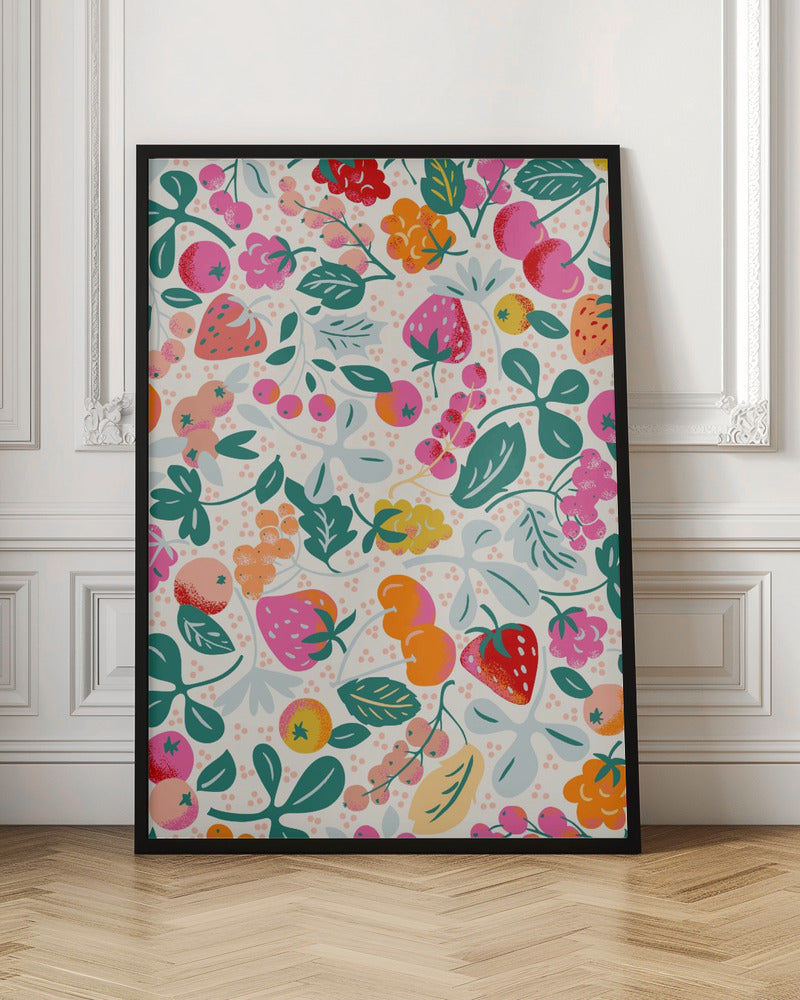 Fruit salad - Stretched Canvas, Poster or Fine Art Print I Heart Wall Art