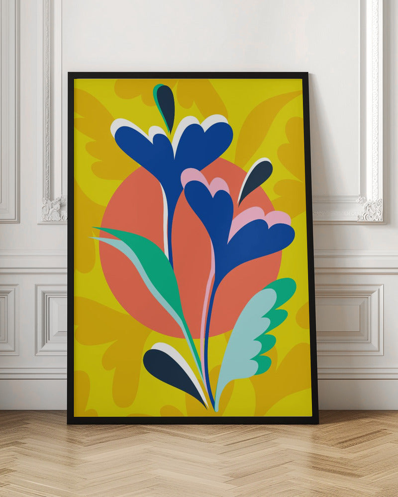 Floral Harmony - Stretched Canvas, Poster or Fine Art Print I Heart Wall Art