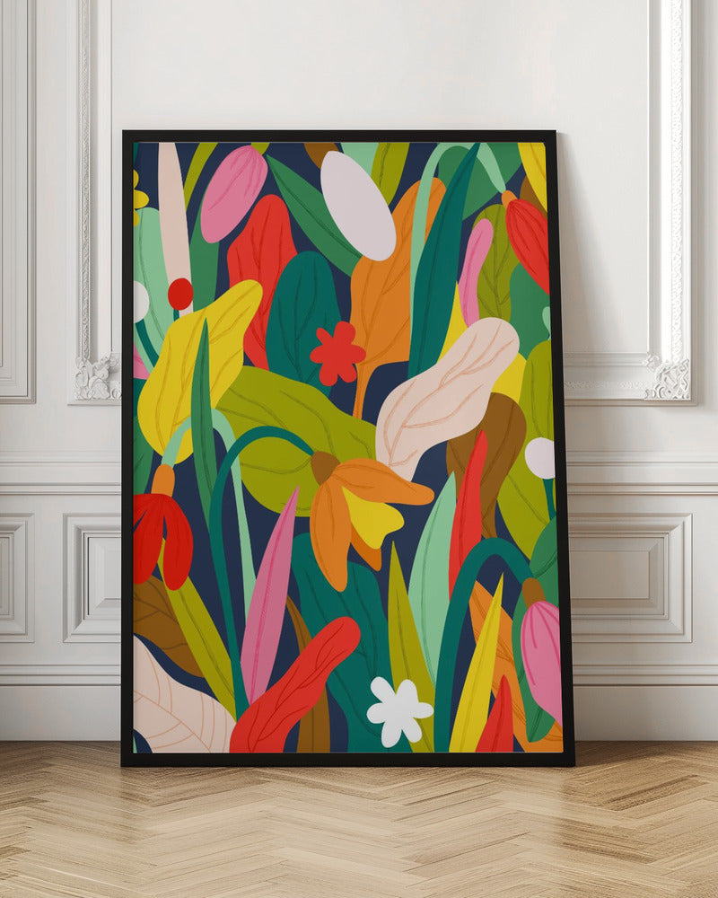 Botanical Symphony - Stretched Canvas, Poster or Fine Art Print I Heart Wall Art