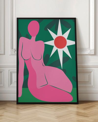 Pink Reverie - Stretched Canvas, Poster or Fine Art Print I Heart Wall Art