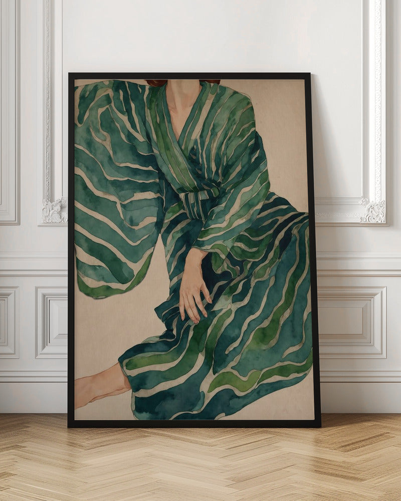 Figurative Woman No.3 - Stretched Canvas, Poster or Fine Art Print I Heart Wall Art