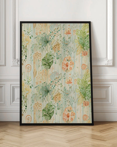 Soft Botanical Dream - Stretched Canvas, Poster or Fine Art Print I Heart Wall Art