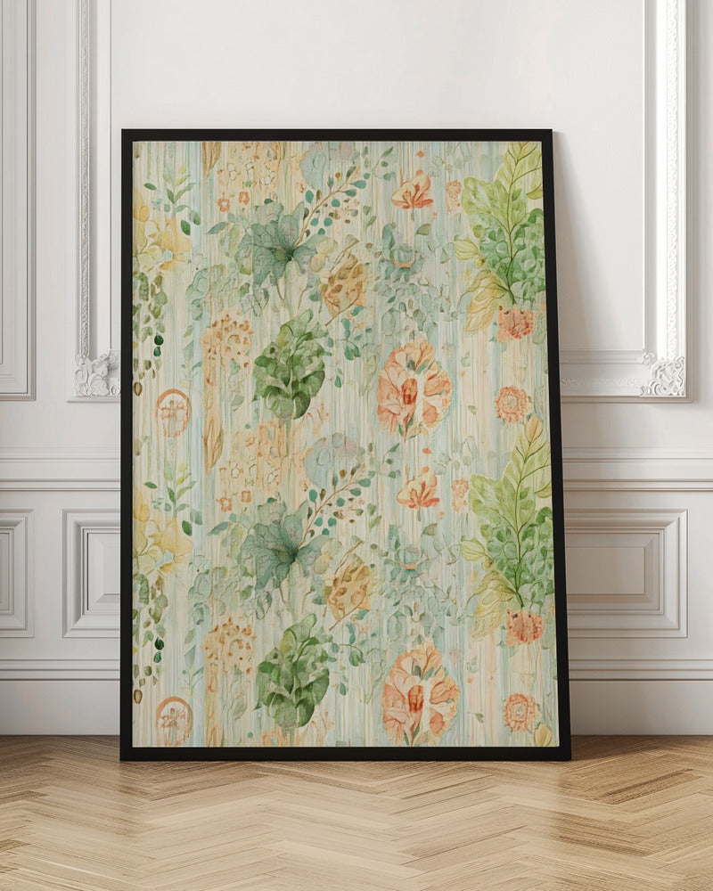 Soft Botanical Dream - Stretched Canvas, Poster or Fine Art Print I Heart Wall Art