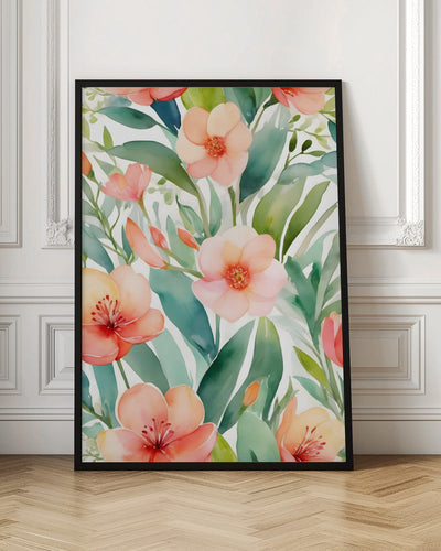 Fresh Spring Botanicals - Stretched Canvas, Poster or Fine Art Print I Heart Wall Art