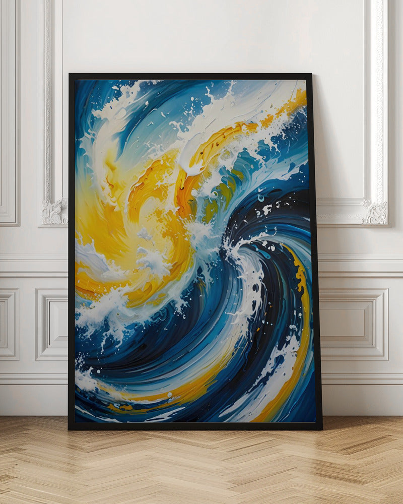 Oceanic Whirlwind - Stretched Canvas, Poster or Fine Art Print I Heart Wall Art