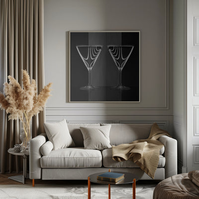 Symmetry - Square Stretched Canvas, Poster or Fine Art Print I Heart Wall Art