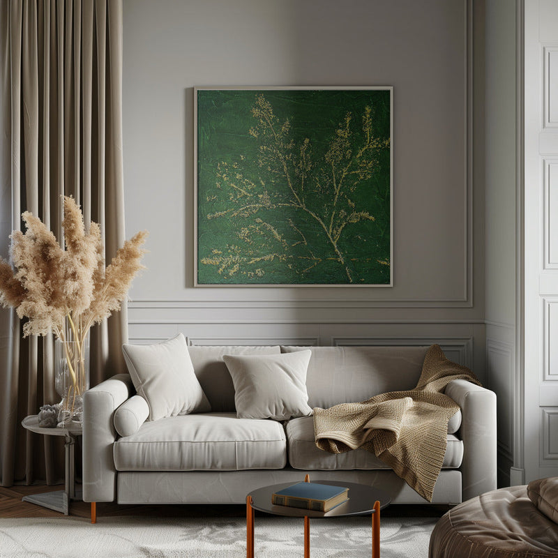 Deep In the Forest - Square Stretched Canvas, Poster or Fine Art Print I Heart Wall Art