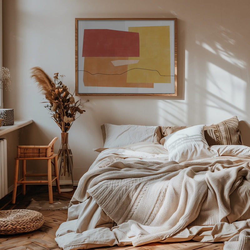 Abstract Horizons - Stretched Canvas, Poster or Fine Art Print I Heart Wall Art