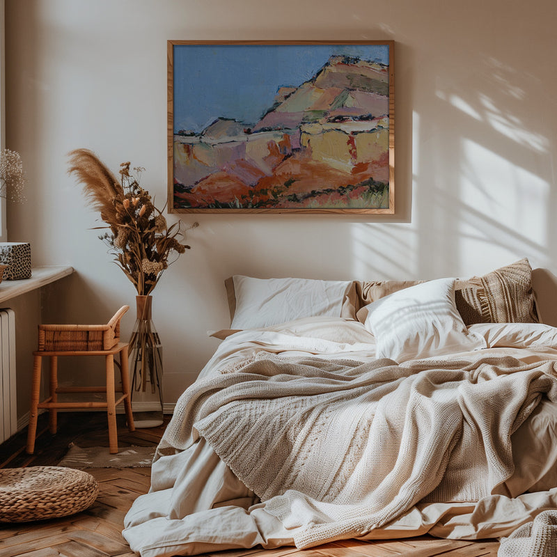 Ghost Ranch Morning - Stretched Canvas, Poster or Fine Art Print I Heart Wall Art