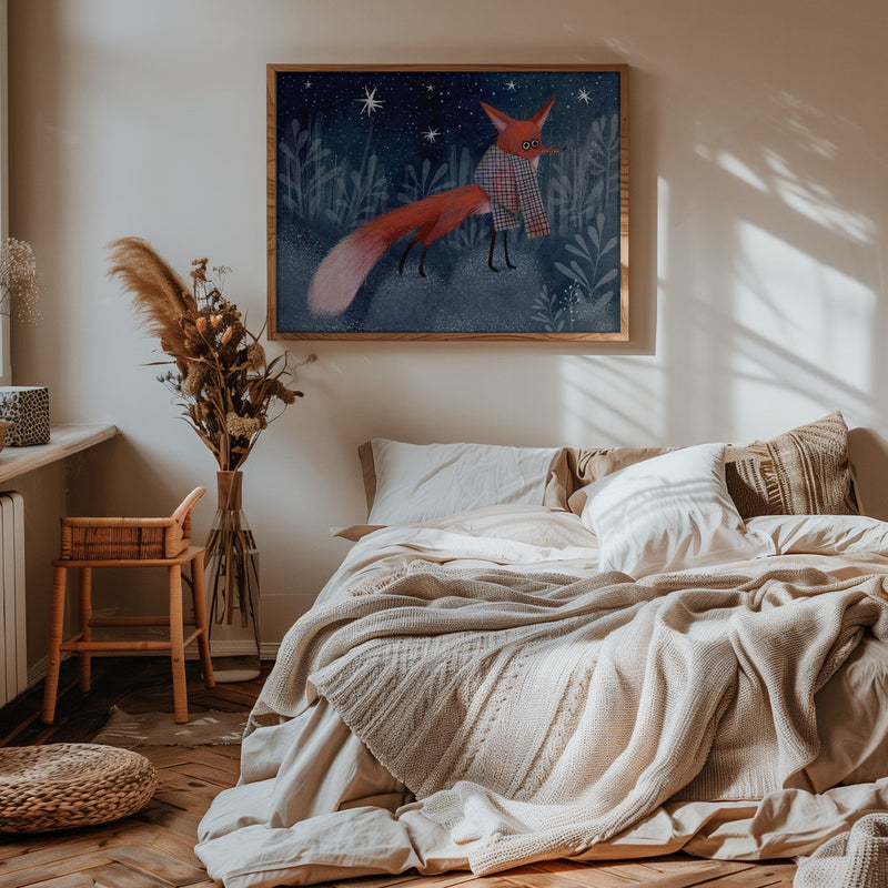 Fox - Stretched Canvas, Poster or Fine Art Print I Heart Wall Art