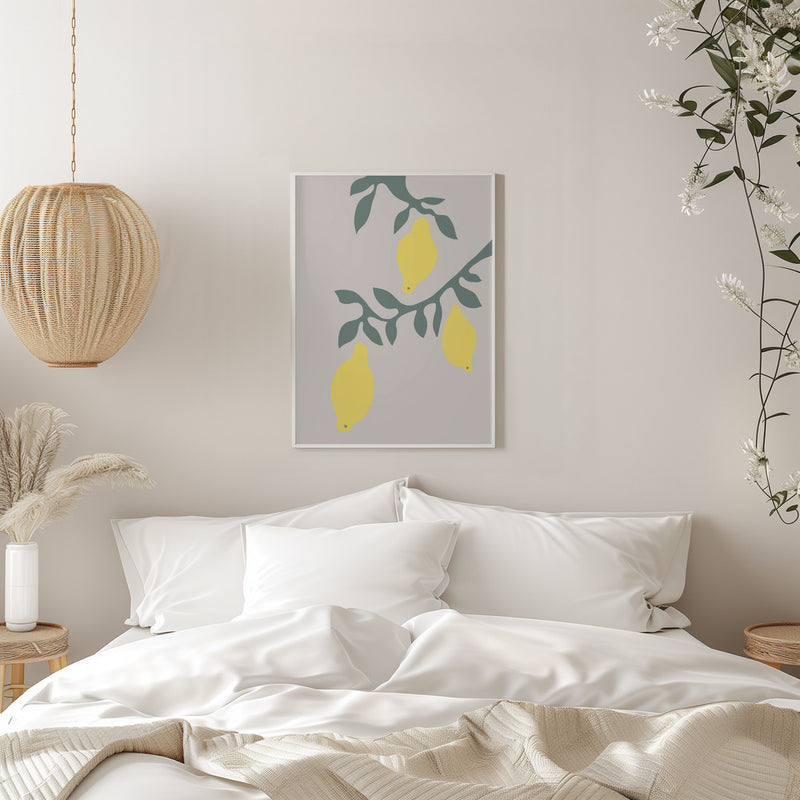 Lemons - Stretched Canvas, Poster or Fine Art Print I Heart Wall Art