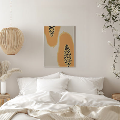 Papaya Fruit - Stretched Canvas, Poster or Fine Art Print I Heart Wall Art