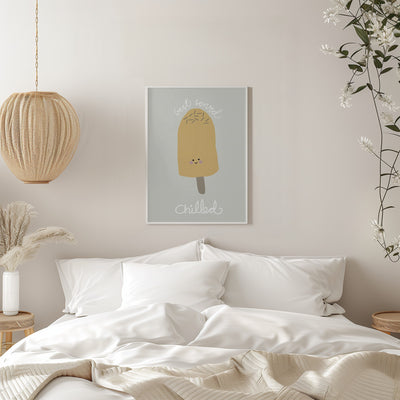 Chilled Ice Cream - Stretched Canvas, Poster or Fine Art Print I Heart Wall Art