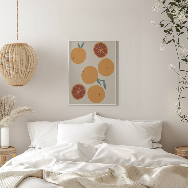 Blood Orange - Stretched Canvas, Poster or Fine Art Print I Heart Wall Art