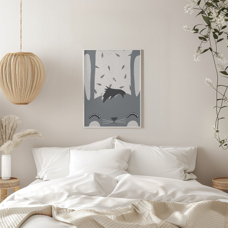 Little Bunny - Stretched Canvas, Poster or Fine Art Print I Heart Wall Art