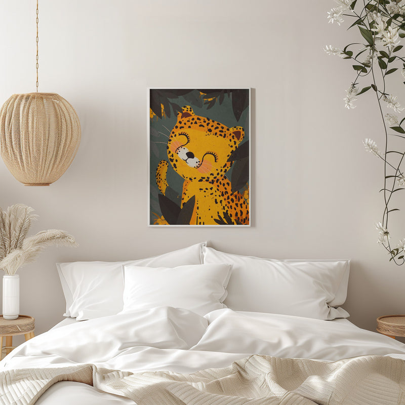 Little Leo - Stretched Canvas, Poster or Fine Art Print I Heart Wall Art