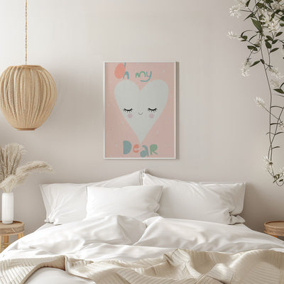 Oh My Dear - Stretched Canvas, Poster or Fine Art Print I Heart Wall Art