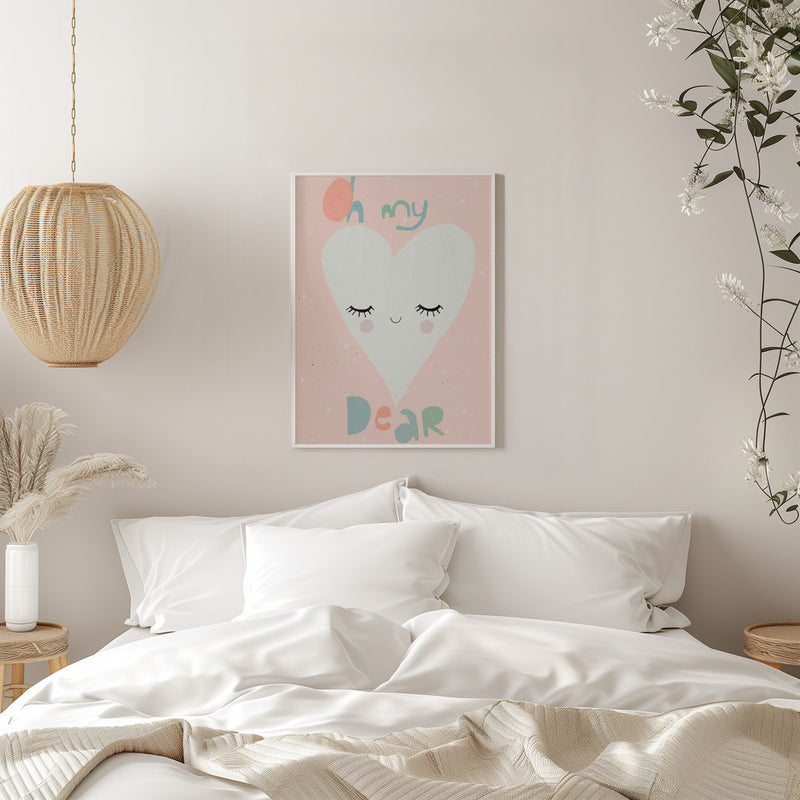 Oh My Dear - Stretched Canvas, Poster or Fine Art Print I Heart Wall Art