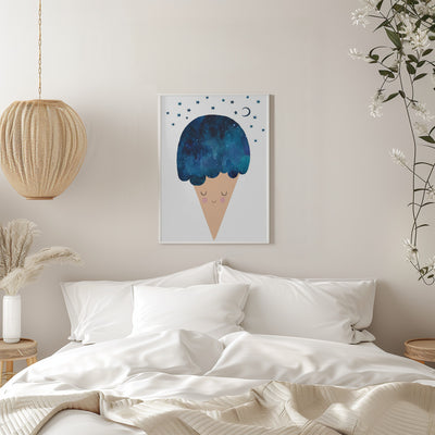 Sleep Well - Stretched Canvas, Poster or Fine Art Print I Heart Wall Art