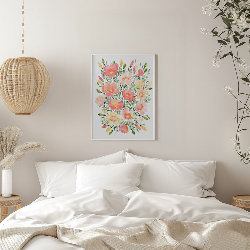 Winterlynn bouquet - Stretched Canvas, Poster or Fine Art Print I Heart Wall Art