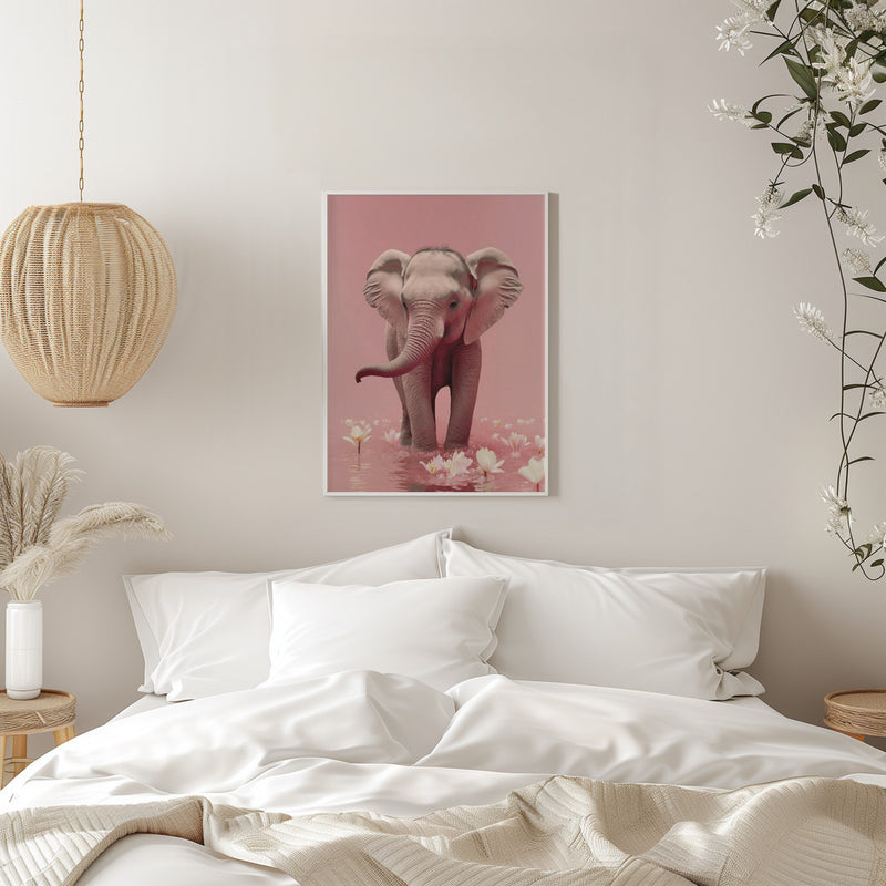 Young Elephant - Stretched Canvas, Poster or Fine Art Print I Heart Wall Art