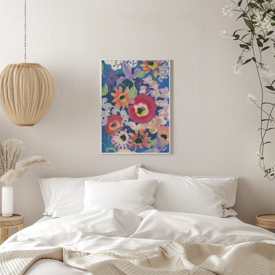 Viva MAgenta Poppy - Stretched Canvas, Poster or Fine Art Print I Heart Wall Art