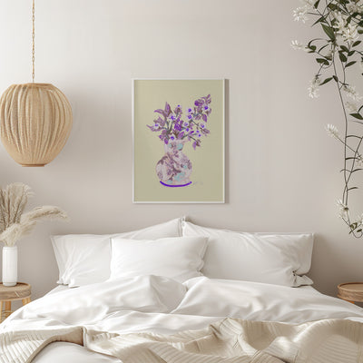 Apple Blossom - Violet - Stretched Canvas, Poster or Fine Art Print I Heart Wall Art