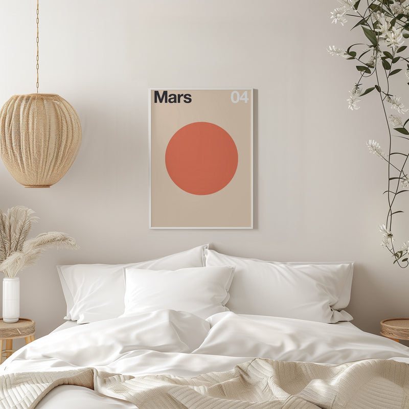 Mars - Stretched Canvas, Poster or Fine Art Print I Heart Wall Art