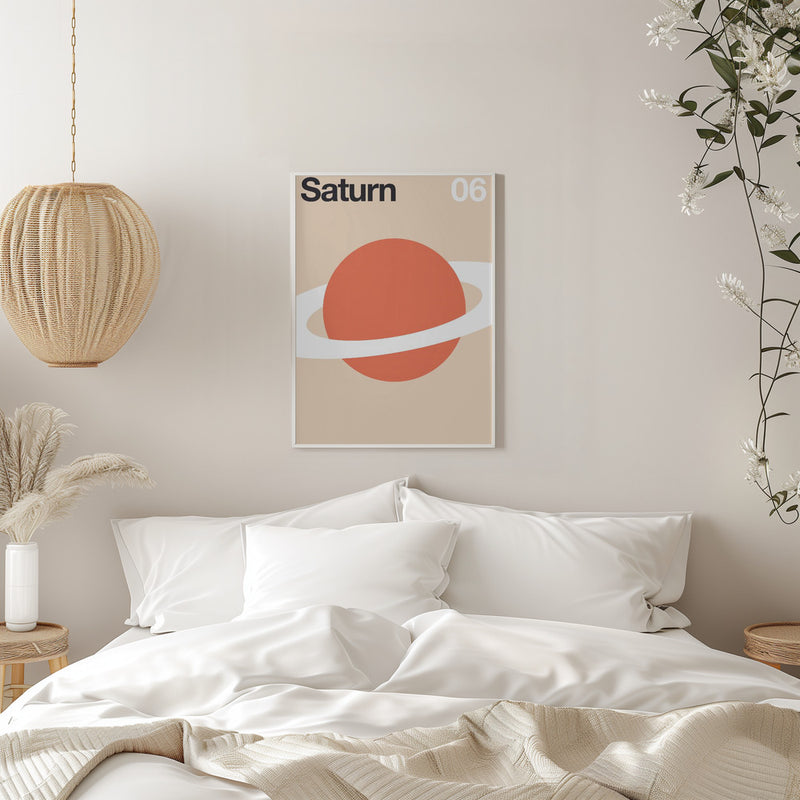 Saturn - Stretched Canvas, Poster or Fine Art Print I Heart Wall Art