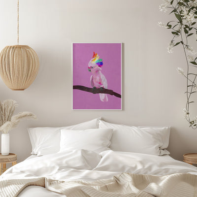 Pride Galah - Stretched Canvas, Poster or Fine Art Print I Heart Wall Art