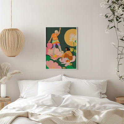 Floral home - Stretched Canvas, Poster or Fine Art Print I Heart Wall Art