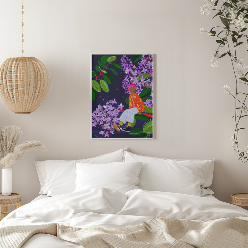 Lilac - Stretched Canvas, Poster or Fine Art Print I Heart Wall Art