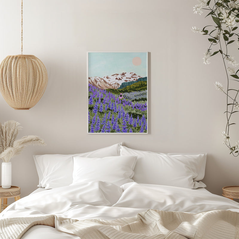 Lupine - Stretched Canvas, Poster or Fine Art Print I Heart Wall Art