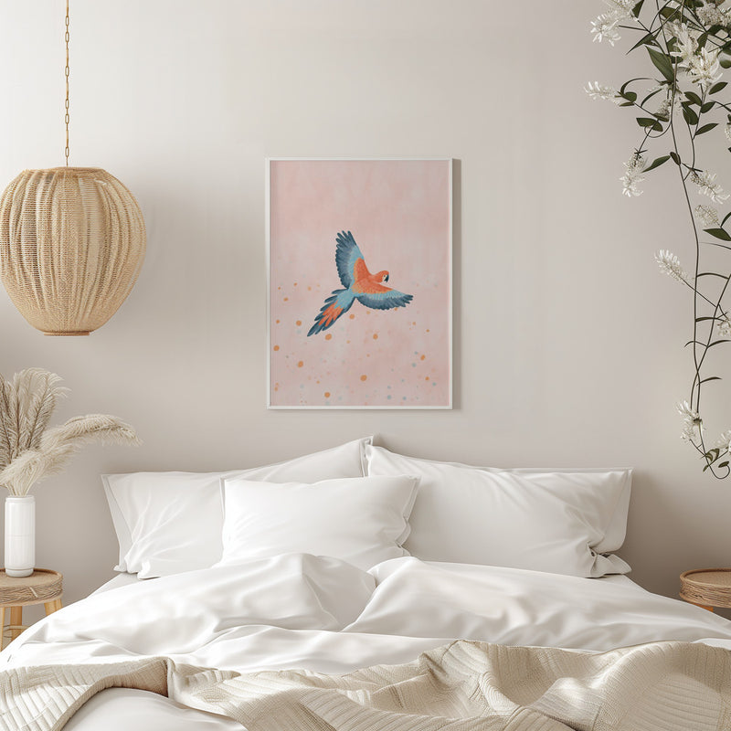 Fly With Me - Stretched Canvas, Poster or Fine Art Print I Heart Wall Art