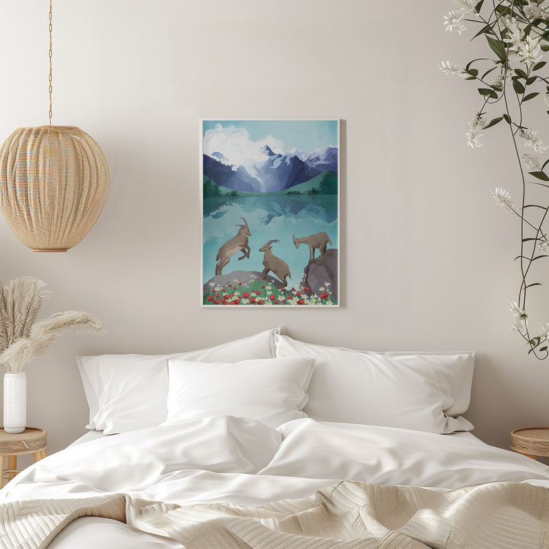 The Hills Are Alive - Stretched Canvas, Poster or Fine Art Print I Heart Wall Art